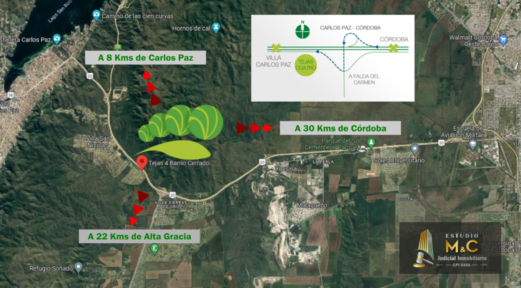 Venta Lote 350m en Tejas Cuatro - Con Posesion  - Listo para Construir